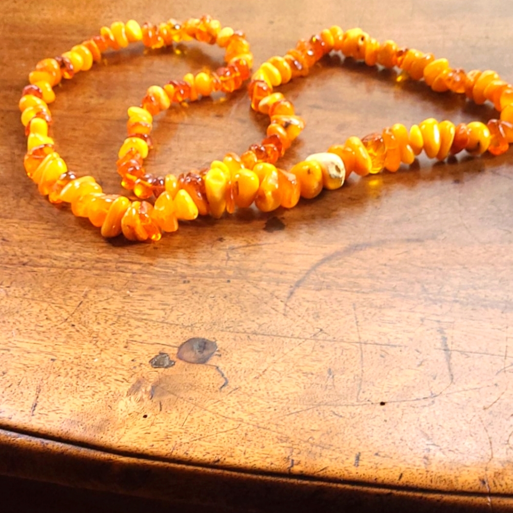 Baltic Amber Necklace, 36"